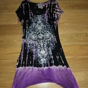 Flowing purple gothic dress Size Large